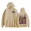 Sudadera de Merchandising de la Gira del Álbum de Bad Gyal Moda Hip-Hop High Street Sudadera Unisex Retro Casual con Capucha