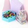 Anillos de Lijado para Pulir Uñas, Colores Mixtos, 70 Piezas por Caja, Anillos de Lijado de Colores para Pulir Uñas para Eliminar Piel Muerta y Callos