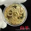 Moedas Comemorativas das Doze Constelações Europeias e Americanas Moedas Antigas de Prata Banhadas a Ouro 12 Constelações Tarot Sol Desejos Medalhão Comemorativo Moeda Estrangeira