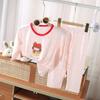 Traje Modal para Niños Verano Nuevo Manga Tres Cuartos Ropa Acondicionada para Niños y Niñas, Ropa para el Hogar para Niños Pequeños y Medianos Dibujos Animados