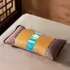 Almohada Refrigerante Hoja de Té Hielo Ratán Hoja de Bambú Almohada Individual con Aroma a Té Almohada de Trigo Sarraceno para Adultos Estudiante Siesta Verano Almohada Refrigerante