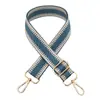 Nova cor dourada e prateada alça de ombro de seda alça longa transversal de ombro feminina acessórios de bagagem alça decorativa alça de bolsa de comércio exterior