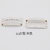 Versión coreana de 2,8/3,4 cm de pinza para peluca, pinza para el cabello en forma de U, pinza para el cabello fetal, accesorios para la fijación del cabello real, peine para el cabello