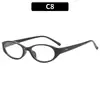 Gafas de sol vintage de moda retro con montura pequeña para mujer, gafas de sol elegantes y versátiles, gafas de sol personalizadas, transfronterizo