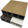 Productos de fábrica de origen madera ecológica cuadrada 50*40 madera plástico panel divisor techo porche madera ecológica cuadrada madera