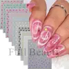 Beleza Completa Transfronteiriça Novos Adesivos de Nail Art Ins Desenho Animado Mini Estrela Pentagrama Adesivos de Nail Art