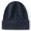 Nuevo gorro de punto acanalado 100% cachemira pura, perfecto para otoño e invierno, que proporciona calidez y protección contra el frío, un gorro de punto versátil tanto para hombres como para mujeres