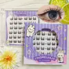 Caja de Regalo de Pestañas Postizas Transfronterizas Pequeña Seis Filas Yf51 Gruesas y Ligeras Segmentadas Naturales Racimos Individuales Pestañas Postizas sin Pegamento