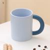 Caneca Gorda Escandinava de Cor Contrastante Personalizada Lote Misto Copo de Cerâmica Caneca para Casal de Aparência Sofisticada Lembrança Personalizada