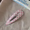 Pinzas para el Cabello Lindas Estilo Coreano con un Toque de Lujo, Exquisitas Pinzas BB a Cuadros para Flequillo, Pinzas Versátiles para Flequillo y Accesorios para el Cabello
