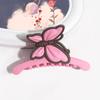 Nueva Moda Elegante Mariposa Esmerilada Clip de Tiburón Clip de Agarre Dulce Flor Amor Clip para el Cabello Accesorios para el Cabello Agarre para el Cabello de Alto Sentido