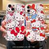 Gatito Lindo Adecuado para Funda de Teléfono Móvil iPhone 11 15 Mujeres Apple 14 Borde Recto Todo Incluido Cubo de Rubik 13 Carcasa Suave