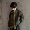 Chaqueta de Cuero para Niños Ropa de Primavera para Niños 2026 Nuevo Estilo Chaqueta de Cuero con Cuello Alto para Primavera y Otoño para Niños Chaqueta Biker Genial