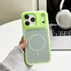 Nueva Funda Jelly Magnética de Dos Tonos Dos en Uno Adecuada para iPhone 17 Pro Max, con Tacto de Piel Mate para Apple 11