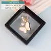 Broche de Pérola Exquisito de Alta Qualidade, Corsage de Borboleta e Abelha, Acessórios de Presente Modernos e de Luxo, Caixa de Presente Transparente