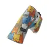 Capa para Taco de Golfe Gato Material PU à Prova d'Água Forro de Pelúcia Semicírculo em L Capa para Putter Capa para Taco de Madeira 1/3/5/Ut