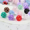 Flores de margarita de industria pesada transfronteriza, cuentas de bola de diamante de arcilla, accesorios para pulsera y collar hechos a mano DIY caseros