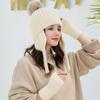Gorro de parto engrosado, gorro posparto, gorro de maternidad bonito y cálido para otoño e invierno, gorro de maternidad femenino de moda de primavera y otoño de lana a prueba de viento