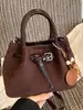 Shuai Mijia 2026 Otoño Nueva Moda Bolso de Mano Bolso Cubo para Mujer Casual Chic Simple Bolso de Hombro Cruzado