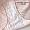7A Ropa Interior Antibacteriana Nueva Simple para Mujer Algodón Puro Fondo Extendido Cintura Media-Alta Cómoda Amigable con la Piel Transpirable Calzones de Niña