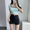Shorts blancos para mujer, nuevo estilo de verano, de cintura alta, ajustados, sexys, que realzan la cadera, elásticos, versátiles, hot pants casuales