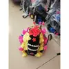 Drama Ópera de Pekín Qingyi Hudan Tocado Bonito Hudan Pañuelo para la Cabeza Tocado Casamentera Señorita Yangge Atuendo Antiguo Tocado de Performance