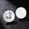 Medalla Conmemorativa de Navidad Moneda de Plata Moneda de Oro Pequeño Regalo Colección de Monedas Conmemorativas Moneda de Plata Colorida para Niños Moneda de Papá Noel