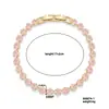 Nuevo Pulsera de Cadena de Tenis de Cobre de Alto Gama Incrustada con Circonita Color Verde Manzana Moda Versátil Nicho Pulsera Unisex