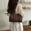 Bolso tote coreano de nicho de gran capacidad, bolso de hombro vintage para mujer, nuevo estilo casual, bolso cruzado de viaje a la moda