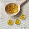 Flor de Cerezo TempranaSentimiento de PrimaveraRosa y VerdeVidrio ChecoHecho a Mano con CuentasPulsera DIYAccesorios de Material para Hacer Pulseras a Mano