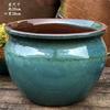 Vaso Grande de Terracota Feito à Mão, Vaso de Cerâmica Rústica de Grande Diâmetro para Suculentas e Flores, Vaso de Cerâmica para Plantas Suculentas com Formato de Tronco Velho