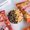 Snacks de Maíz Crujientes Cuadrados Pequeños Sabor Fresa Queso Crema Zanmeng Ruby Coreano Snacks de Ocio
