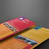 Fábrica de Impressão de Brochuras Multidobras Grampeamento Sem Fio Colagem Sem Fio Dobra de Papel Offset Duplo Produto de Papel Revestido Brochura