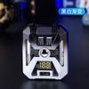 Isqueiro Atacado Metal Mecha Carregamento À Prova de Vento Isqueiro de Cigarro Eletrônico Transparente com Luz para Exterior Presente para Homens