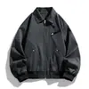 Venta al por mayor transfronteriza de chaquetas casuales versátiles de solapa estilo americano nuevas para hombre talla grande primavera 2026, ropa para hombre talla grande