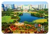 Imán de Refrigerador de Vidrio Paisaje de Linyi Montaña Yimeng Cuerpo de Montaña Escultura Gigante Pico de Roca Gigante Forma del Terreno Souvenir Cultural y Creativo Regalo Magnético