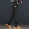 Ropa de Hombre Fengshe / 2026 Primavera y Otoño Nuevos Jeans Rectos Vintage de Negocios para Hombre, Pantalones Largos Anchos Retro Sueltos