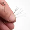 Alambre Fino de Plata de 3 Hilos, 6 Hilos, 9 Hilos para Envolver Borlas y Alambre de Plata - Alambre para Etiquetas de Joyería, Alambre de Cuerda para Etiquetas