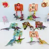 Nova Série Criativa de Viagem Dinossauro Centro Cultural Lembrança Modelo Pequeno Pingente Chaveiro de Estudante Decoração Atacado