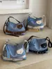 Bolso de Hombro con Cinturón Nuevo de Moda Primavera 2026 para Mujer, Bolso Cruzado de Moda para Viajar, Versátil Bolso Dumpling de Bloque de Color