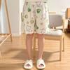Pantalones de Pijama de Algodón Seda para Mujer Lindos Shorts de Algodón Artificial Verano Delgados Sueltos Talla Grande Ropa de Exterior para el Hogar Pantalones Grandes