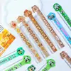 Regla Recta de Forma Irregular de Dibujos Animados Creativa de Alto Valor Estudiante Linda Regla Recta de Plástico Papelería Regla de Escala de Dibujo