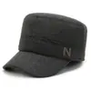 Gorros de invierno para hombres de mediana edad y ancianos, sombrero de cuero forrado de felpa cálido para papá, gorra de béisbol engrosada a prueba de frío para abuelo
