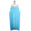 Nueva Botella de Agua Plegable Suave de Boca Ancha para Deportes al Aire Libre 500ml Portátil para Ciclismo y Carrera Botella de Agua de TPU Libre de BPA