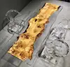# Mesa de Rio em Resina Epóxi Madeira Maciça Placa Grande Mesa de Chá Mesa de Chá Oceânica Mesa de Jantar Mesa de Café Placa Inteira Mesa de Escritório Chá