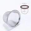 Colador de té Filtro de té Filtro para tetera Filtro de acero inoxidable Filtro de hojas de té Kung Fu Estilo japonés Pequeño Transparente