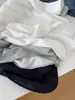 Camisa Feminina de Gaze de Algodão com Camada Dupla e Gola Alta, Coleção Outono 2026, Nova, Versátil, Cor Sólida, Comprimento Médio, 100% Algodão
