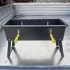 Parrilla de Barbacoa con Altura Ajustable, Plegable y Portátil, Parrilla para Exteriores, Parrilla de Barbacoa, Estufa de Acero Puro con Placa de Carbón Engrosada