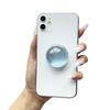 Suporte de Airbag em epóxi transparente cor sólida bola de cristal suporte retrátil de mesa para celular atacado