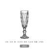 Taça de champanhe de cristal de alta aparência, taça de Martini personalizada, copo de coquetel europeu com estampa de celebridade da Internet